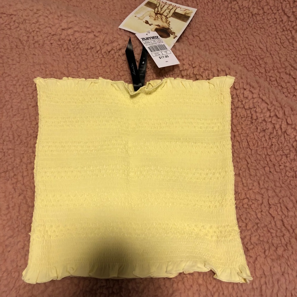 Yellow tub top